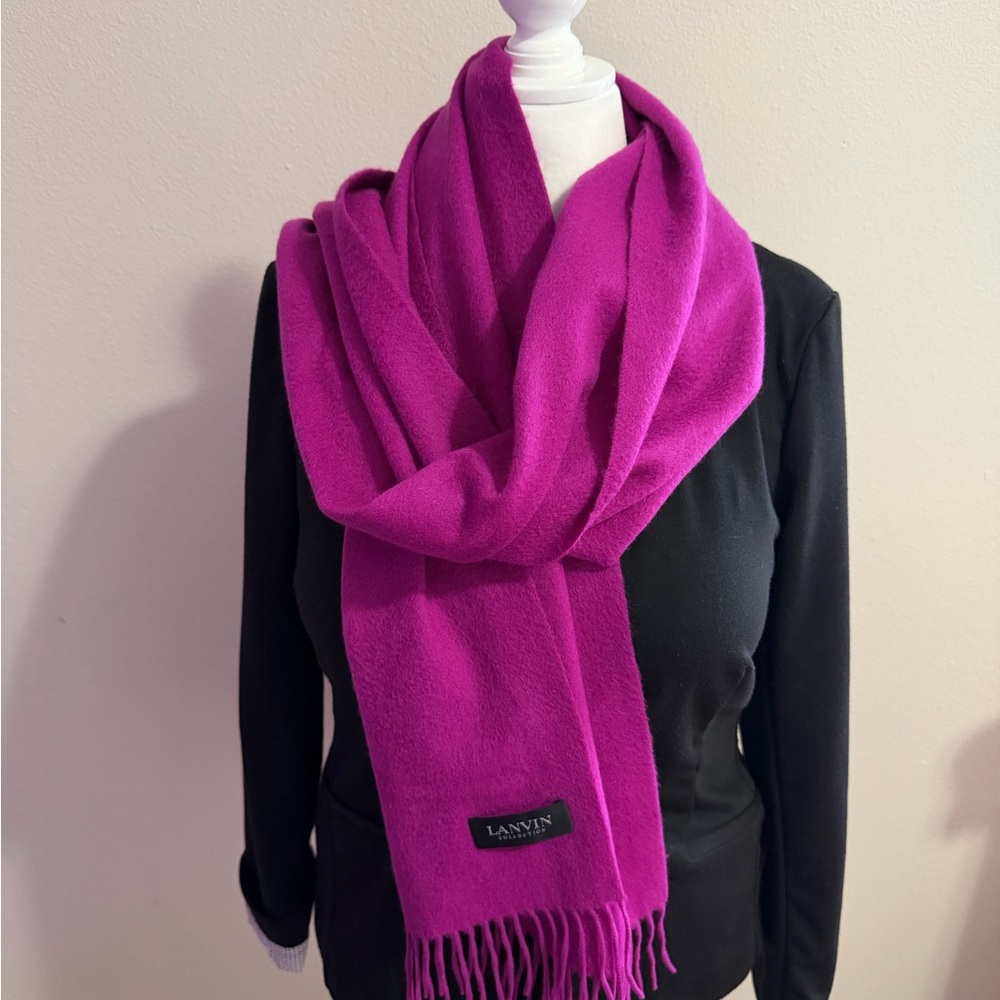 Lanvin Vibrant Pink Scarf - Chic Women's scarf